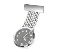 BESPORTBLE Taschenuhr Mit Schlüsselanhänger Und Clip Runde Hängeuhr Mit Zifferblattanzeige Wasserdichtes Design Für Krankenschwestern Und Profis Zum Tragen Der Brust