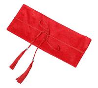 BESPORTBLE Traditioneller Kimonogürtel für Damen in Rot Elastischer Schärpengürtel aus Polyester und Spandex Bequemer Japanischer Taillengürtel für Alltag und Festliche Anlässe