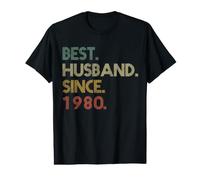 Best Husband Since 1980 Epic Couple 40th Wedding Anniversary Preisgünstiges Grafik-T-Shirt