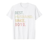 Best Husband Since 2012 Epic Couple 8th Wedding Anniversary Preisgünstiges Grafik-T-Shirt