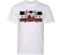 Best in The World cm Punk AEW All Elite Wrestling Style Graphic Tee T-Shirt White White L