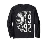 Best of Gothic Skull LP für Vintage-Schallplattenliebhaber aus dem Jahr 1992 Langarmshirt