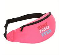 Best Pastor Ever Marineblaue Gürteltasche - verstellbar, mehrere Taschen, Pink