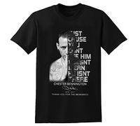 Best Rock Fans of Linkin-Park Legend Chester-Bennington T-Shirt Black Graphic Unisex Tee Shirt 3XL