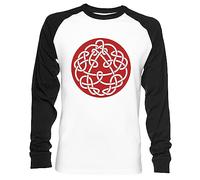 Best Storez of King Crimson Unisex Baseball T-Shirt Langarm Herren Damen Weiß Schwarz