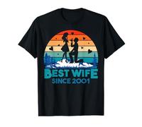 Best Wife Since 2001 Epic Vintage 19th Wedding Anniversary Preisgünstiges Grafik-T-Shirt