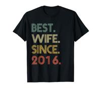 Best Wife Since 2016 Epic Matching 4th Wedding Anniversary Preisgünstiges Grafik-T-Shirt
