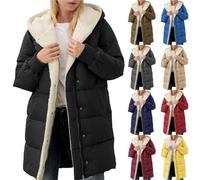 bestellung zu spät, tagesangebote heute blitz, Winterjacke Damen Lang Warm Gefüttert, Winter Warm Wintermantel Parka Jacke Gefütterter Winterparka Mantel Fleecejacke Outdoor, prime angebote damen