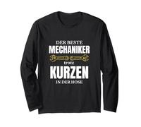 Bester Mechaniker Trotz Kurzen In Der Hose Lustiger Spruch Langarmshirt