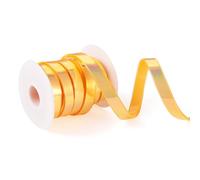 Bestewelry 5M Silikonband Regenbogen PVC Band 12mm Breit Holografisch Schillerndes Band für DIY Bastelbedarf Armband Lanyard Keychain Making, Orange