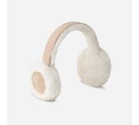 Bestickte UGG® Ohrenschützer aus Lammfell für Damen | UGG® EU in Beige, Größe O/S, Schaffell 20955-SAN-O/S