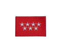 Bestickter Aufnäher mit der Flagge der spanischen Gemeinschaften mit Klettverschluss, von Elitex Training (Gemeinschaft Madrid)