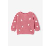 Bestickter Baby Pullover altrosa Gr. 92/98 von vertbaudet