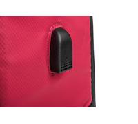 BestLife BB-3462R TravelSafe Rucksack Relleu rot für Laptop bis 15.6'' (39,6cm) mit USB-Connector