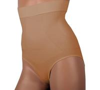 Bestlivings Figurformender Miederslip - Highwaist Miederhose mit Bauchweg Effekt - Seamless Shapewear Bodypants (Beige, 44/46)