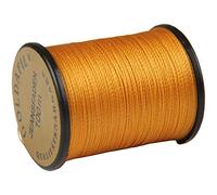 Bestlivings Jeansfaden in Gold, 2X 100m Qualitäts - Nähgarn in 210 D/2 - Jeansgarn Denim, 100% Nylon - Reißfestes Garn für die Nähmaschine