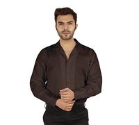 BESTMAN Massive Langarm-Baumwollhemden Für Herren-Formale Button-Normal-Fit-Hemd
