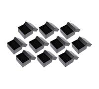 BESTOMZ 10 Stück Elegante Schwarze Papier Uhrenbox für Damen und Herren Tragbar mit Uhrenhalter zur Schmuck und Armbandaufbewahrung für Reisen