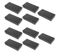 BESTOMZ 10 Stück pack Rechteckige Uhrenpräsentationsbox aus Schwarzem Karton mit 1 Fach Elegante Kleine Uhrenbox für Persönliche und Geschäftliche Anlässe