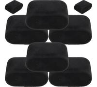 BESTOMZ 8 Stück Kleine Flanell Uhrenorganisator Kissen Schwarz mit Stabilem Halt und Leichtem Design für Schmuckaufbewahrung und Armbandpräsentation