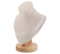 BESTOMZ Elegante Schmuckbüste mit Stabilem Sockel und Realistischem Mannequin Design für Halsketten und Armbänder bei Verkaufsständen und Boutiquen