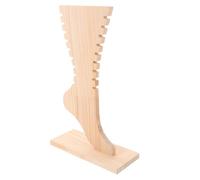 BESTOMZ Eleganter Einsetzbar Schmuckständer in Fußform Kreativer Abnehmbar Vielseitig und für Tisch Display und Professionelle Schmuckaufbewahrung