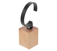 BESTOMZ Massiver Uhrenständer aus Buchenholz zur Aufbewahrung und Präsentation von Uhren und Armbändern im Büro oder Zuhause mit Natürlicher Maserung und Elegantem Design Zufälliger Stil