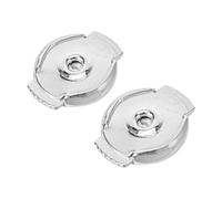 BESTOMZ Ohrläppchenstütze für Ohrringe aus 925 Sterling Silber, 6mm | Sichere Ohrmuttern, Angenehmer Sitz ohne Reizung, für Alltag und Formelle Anlässe, Silberfarben