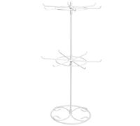 BESTOMZ Schmuckständer Schmuck Organizer für Ohrringe/Ketten/Armbänder (Weiß)