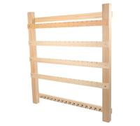 BESTOMZ Wandmontierter Ohrringhalter mit Innovativem Design Hängender Schmuckständer zur Aufbewahrung von Ohrsteckern und Halsketten für Zuhause und Messestand