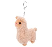BESTonZON Alpaka Schlüsselanhänger Plüsch Kuscheltier Weiches Lama Anhänger Cartoon Design Taschenanhänger Für Rucksack Handtasche Geschenk Kinder Freunde