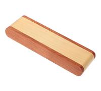BESTonZON Holz Stiftebox für Kugelschreiber und Stifte Aufbewahrungsbox für Schreibwaren Tragbares Stifteetui mit Kompaktem Design für Büro Schule und Reisen