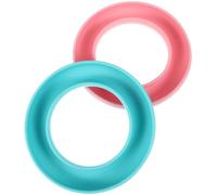 BESTonZON Spulenhalter Nähmaschine Aufbewahrungsbox mit Gummiring 2 Stück Spulenring Organizer für Unterfaden Kompakt und Verschleißfest für Nähzubehör