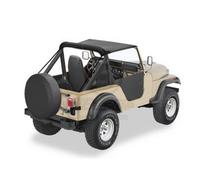 Bestop 52507-01 Black Crush Traditionelles Bikinioberteil fr 1976-1983 CJ-5