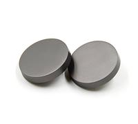 Bestowal 10 Stück Metall Flache Knöpfe für Frauen Kleidung, Woolen Mantel, Mann Jacken, Hemd, Hose - Runder Geformter Nähender Knopf (Mattes Silber, 28mm)