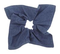 BESTOYARD Jeans Haargummi für Dickes Haar Elastisches Haarband Quadratisches Haartuch in Blau für Damen als vielseitiges Accessoire für verschiedene Frisuren