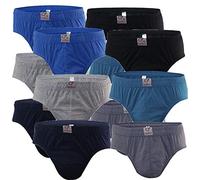 BestSale247 12 Stück Herren Slips Unterhosen Slip Unterwäsche (12 Stück Art. 580, 7 = L)