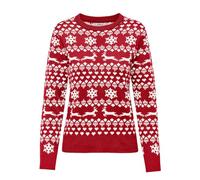 Bestseller A/S ONLXMAS Snowflake LS O-Neck KNT