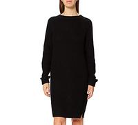 Bestseller Damen NMSIESTA L/S O-Neck Knit Dress NOOS Kleid, Black, S