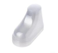 Besttoolifes Transparente Kunststoff-Socken, PVC-Schuhformen für Babyschuhe, 10 Stück, leichter PVC-Fuß (10 Stück, 11 cm)