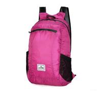 Besttoolifes Ultraleichter, wasserdichter Wanderrucksack, verstaubar, faltbar, Reise-Tagesrucksack, Laptop-Tasche, Ripstop-Nylon, leichte Fahrradtasche für Camping, Trekking, Rot