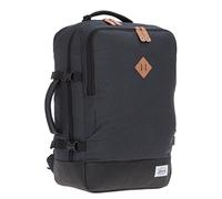 Bestway Cabin 40223 Retro Reiserucksack Kabinenrucksack Leichtgepäck Rucksack + Koffergurt (Dunkelgrau 1701)