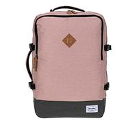 Bestway Cabin 40223 Retro Reiserucksack Kabinenrucksack Leichtgepäck Rucksack + Koffergurt (Soft Pink 40223-2100)