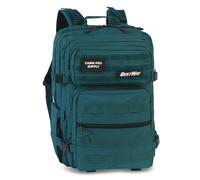 BestWay Cabin Supply Business Rucksack mit Laptopfach 17,3 Zoll - Schulrucksack & Reiserucksack mit Brust- & Hüftgurt für DINA4 Ordner - ergonomischer Laptop-Rucksack für Arbeit, Uni & Reisen - Petrol