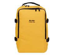 Bestway Rucksack Handgepäck Flugzeug klein Reisetasche Small 20 L Reiserucksack Laptopfach 40x25x20cm Cabin Pro 40350 + Koffergurt (Ambergelb gelb 3600)