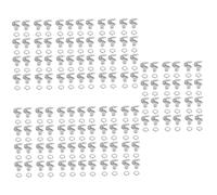 BESTYASH 100 Stück Stiefelzubehör Messinghaken Schnallen Set Dekorative Haken Zum Wandern Im Alltag