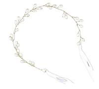 BESTYASH Stirnband Mit Perlen Und Kristallen Haarschmuck Für Damen Hochzeitsfrisur Kopfschmuck Aus Kupferdraht Brautfrisur Gold