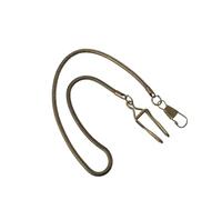 BESTYASH Vintage Taschenuhrkette Legierung Bronze Schlange Stil Mit Robustem Karabinerverschluss Für Uhrenhalter Tasche Und Schlüsselanhänger