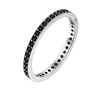 Bestyle Ring Frauen Silber 925 Eternity Ring Engagement Ring mit AAA+ Funkeln Zirkonia Kristall Ringe Memoirering Größe 67
