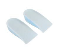BETOOKY Gel Einlegesohlen 1 Paar zur Fersenerhöhung mit Weicher Dämpfung für Sportschuhe und Freizeitschuhe Beige 2,5cm Innenhöhe